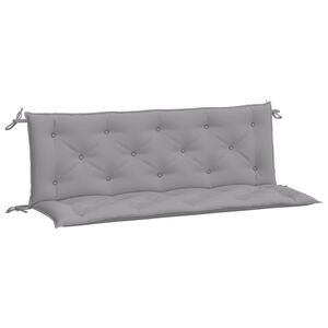 vidaXL Coussins de banc jardin lot de 2 gris 150x50x7 cm tissu Oxford