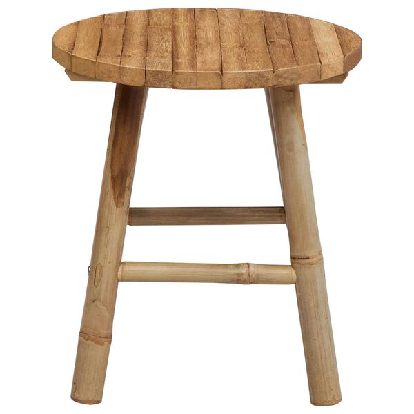 vidaXL Tabouret de Jardin Naturel &Oslash; 38 x 42 cm Bambou
