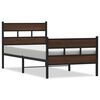 vidaXL Cadre de lit sans matelas avec t&ecirc;te de lit et pied de lit