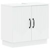 vidaXL Meuble sous Lavabo de Salle de Bain HOORN Blanc