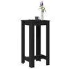vidaXL Table de bar Ch&ecirc;ne noir 51 x 50 x 103,5 cm Bois d'ing&eacute;nierie