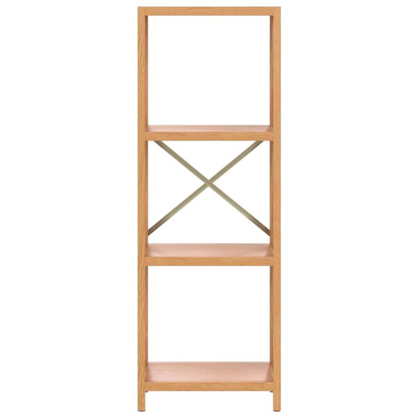 vidaXL &Eacute;tag&egrave;re &agrave; 4 niveaux 40x30x112 cm bois de ch&ecirc;ne massif