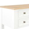 vidaXL Bureau Blanc 109,5 x 45 x 77,5 cm Bois