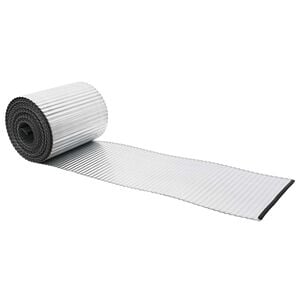 vidaxl Bordure de Pelouse 10 m x 30 cm Acier galvanis&eacute; Argent&eacute;