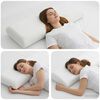 vidaXL Coussin de sommeil Uni Blanc 70 x 36 x 13 cm
