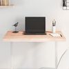 vidaXL Dessus de table bois massif non traité bordure assortie