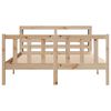 vidaXL Cadre de lit sans matelas 140x200 cm bois massif de pin