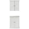 vidaXL Ensemble de mobilier de salle de bain 2 pcs 67,5 x 34 x 80 cm