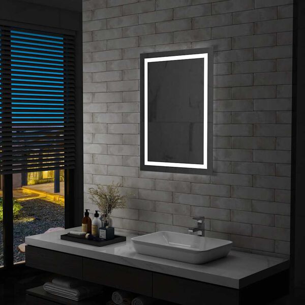 vidaXL Miroir &agrave; LED pour salle de bains et capteur tactile 60x80 cm