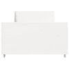 vidaXL Cadre de lit sans matelas blanc 100x200 cm bois de pin massif