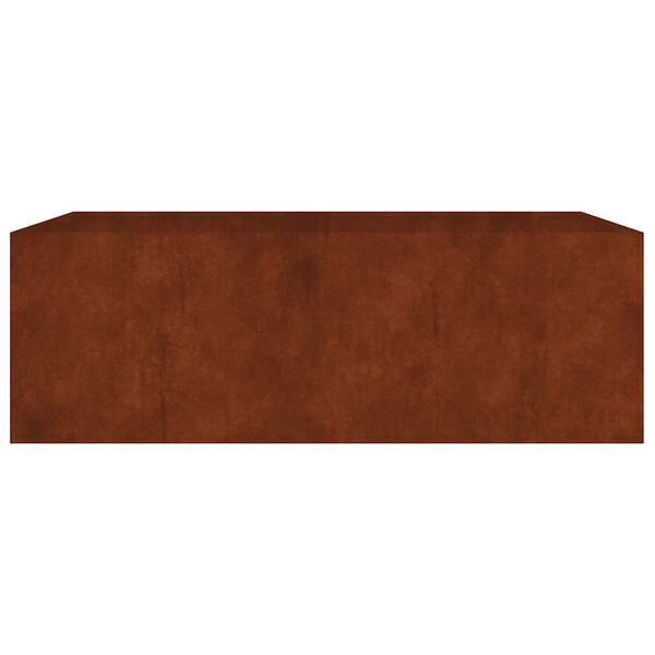vidaXL Lit sur&eacute;lev&eacute; de jardin 120x80x40 cm acier corten