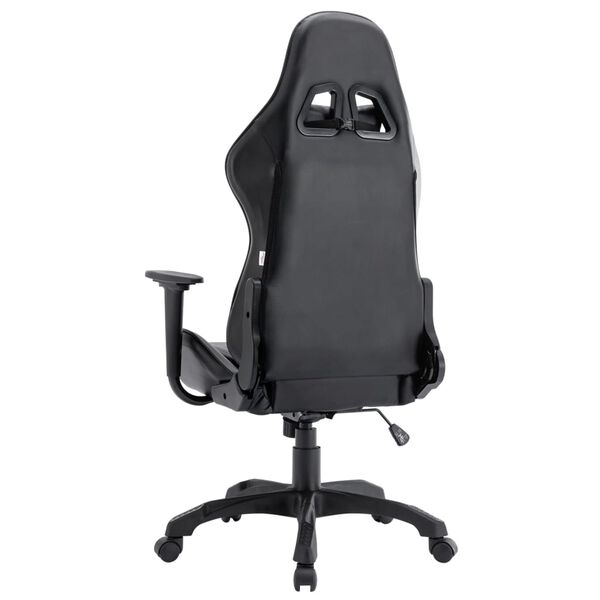 vidaXL Fauteuil de jeux vid&eacute;o Blanc Similicuir