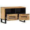 vidaXL Meuble TV 70x34x46 cm bois massif de manguier brut