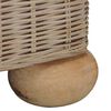 vidaXL Ensemble de canap&eacute;s 2 pcs avec coussins Rotin naturel