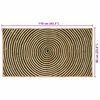vidaXL Tapis Naturel et Noir 60 x 110 cm Jute