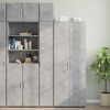 vidaXL Armoire murale gris béton 30x42,5x40 cm bois d'ingénierie