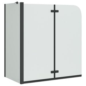 vidaXL Enceinte de Douche Noir 120 x 68 x 130 cm