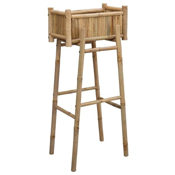 vidaXL Jardini&egrave;re avec support Naturel 50 x 38 x 114 cm Bambou