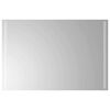 vidaXL Miroir de salle de bain LED Transparent 90 x 60 cm verre tremp&eacute;