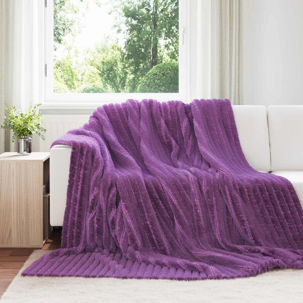 vidaXL Jet&eacute; Violet 270 x 240 cm Toison