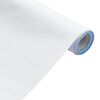 vidaXL Autocollants auto-adhésifs pour meuble blanc mat 90x500 cm PVC