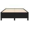 vidaXL Cadre de lit sans matelas noir 120x190 cm tissu