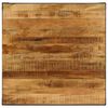 vidaXL Table &agrave; manger 140x140x76 cm Bois de manguier massif