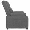 vidaXL Fauteuil inclinable Gris fonc&eacute; Tissu