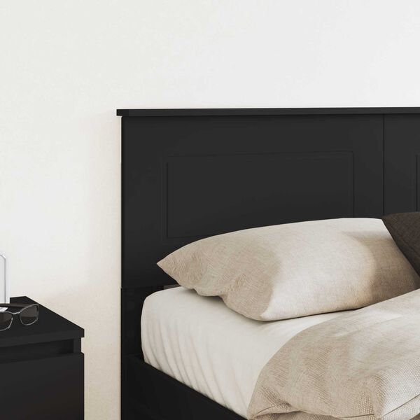 vidaXL T&ecirc;te de lit Ch&ecirc;ne noir 150 cm Bois d'ing&eacute;nierie