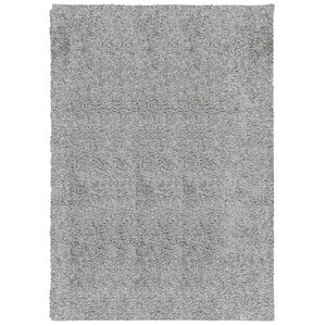 vidaXL Tapis shaggy PAMPLONA poils longs moderne gris 120x170 cm