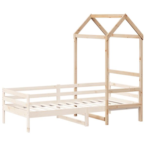 vidaXL Toit de lit pour enfants 108x70x176,5 cm bois de pin massif