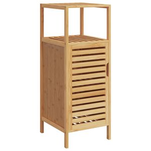 vidaXL Armoire de salle de bain avec &eacute;tag&egrave;re 36x33x87 cm bambou