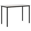 vidaXL Table de salle &agrave; manger / Table de repas Blanc 110 x 55 x 75 cm