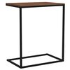 vidaXL Table d'appoint Noir 55x35x66 cm Bois d'ing&eacute;nierie