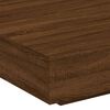 vidaXL Table basse ch&ecirc;ne marron 100x100x31 cm bois d'ing&eacute;nierie