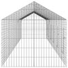 vidaXL Cage pour lapins Argent 400 x 78 x 78 cm Acier galvanis&eacute;