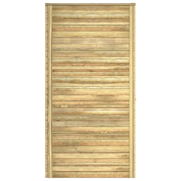 vidaXL Abri de stockage de jardin 100x110x218 cm Bois de pin impr&eacute;gn&eacute;