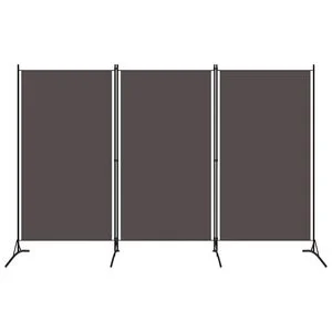 vidaXL Cloison de s&eacute;paration 3 panneaux Anthracite 260x180 cm