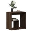 vidaXL Tables d'appoint 2 pcs ch&ecirc;ne marron 50x30x50 cm bois ing&eacute;nierie