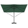 vidaXL Parasol Roma Vert 286 x 284 x 265 cm Aluminium et polyester