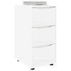 vidaXL Armoire de rangement Blanc 40 x 48 x 81 cm Bois d'ingénierie