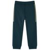Pantalon de survêtement enfants avec cordon de serrage vert mousse 140