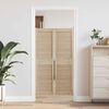 vidaXL Porte de Cabinet avec porte 2 pcs Naturel 140,5 x 2,1 x 39,5 cm