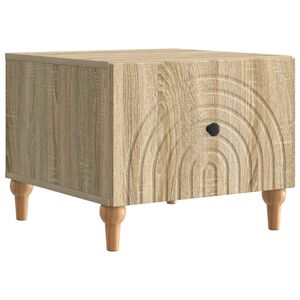 vidaXL Table basse Ch&ecirc;ne Sonoma 49 x 50 x 40 cm Bois d'ing&eacute;nierie