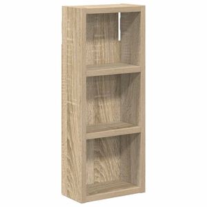 vidaXL Armoire murale de salle de bain Ch&ecirc;ne Sonoma 20 x 10 x 50 cm