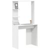 vidaXL Bureau Blanc 78,5 x 37 x 154,5 cm Bois d'ingénierie
