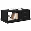 vidaXL Table basse Ch&ecirc;ne noir 90 x 50 x 35 cm Bois d'ing&eacute;nierie