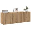 vidaXL Meubles TV muraux 2 pcs chêne artisanal 60x30x41 cm