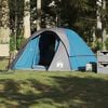 vidaXL Tente de camping de cabine 4 personnes bleu imperméable