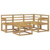 vidaXL Ensemble de canap&eacute;s d'ext&eacute;rieur 5 pcs Blanc 59 x 59 x 37 cm